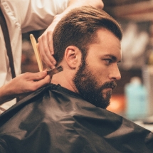 Member Getting a Haircut